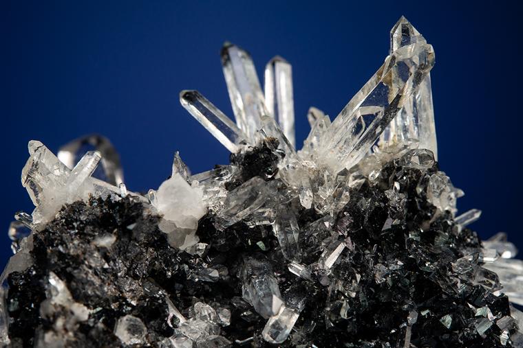 QUARTZ on CASSITERITE